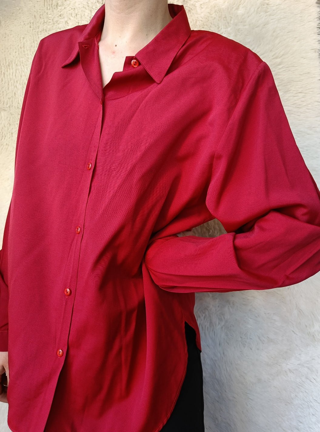 Camicia rosso intenso