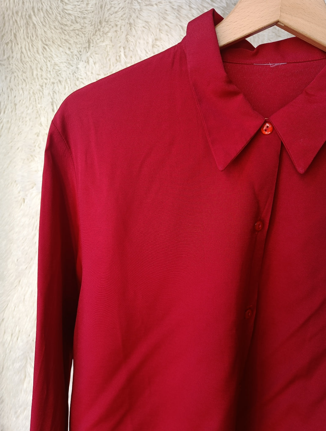 Camicia rosso intenso