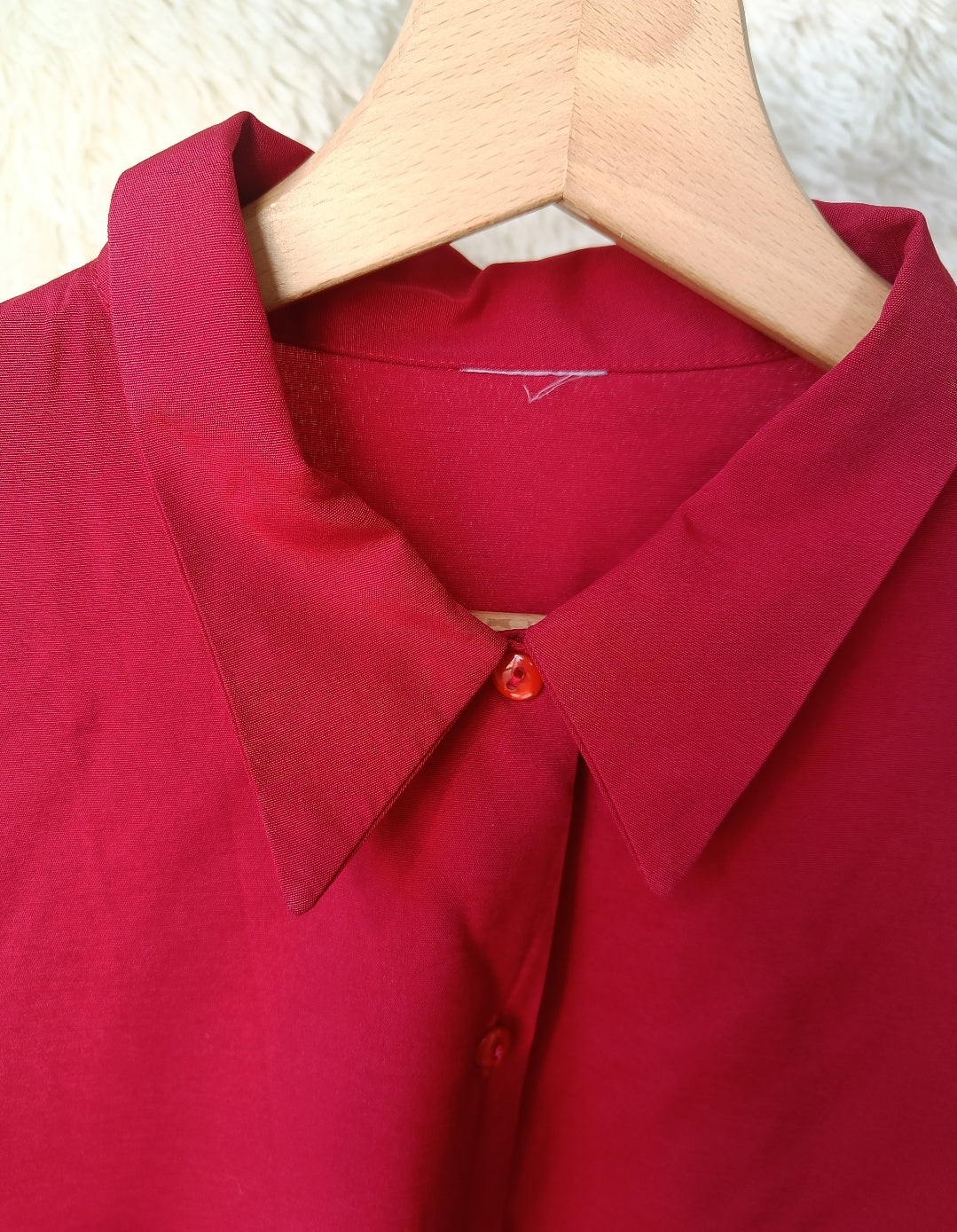 Camicia rosso intenso