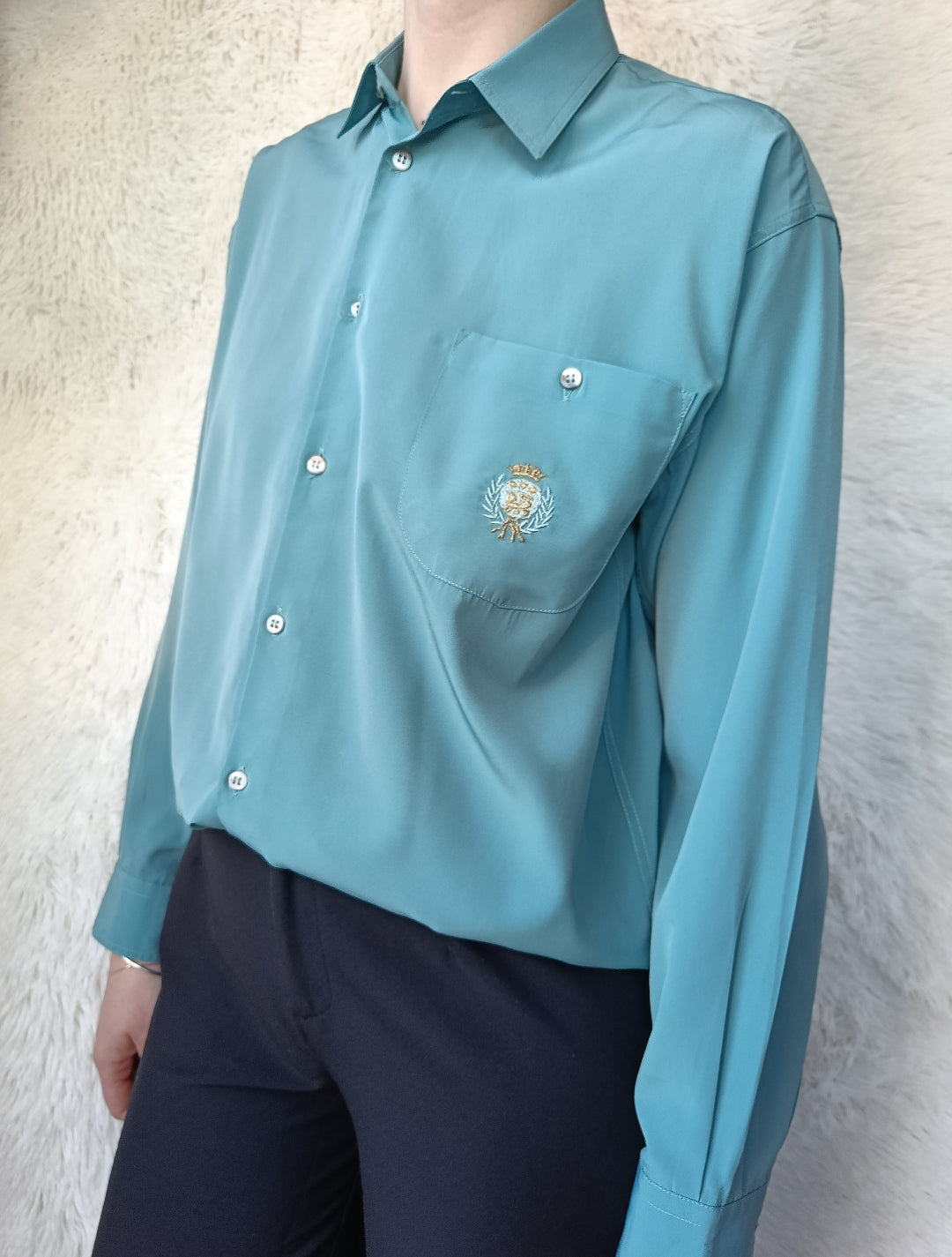 Camicia verde acqua