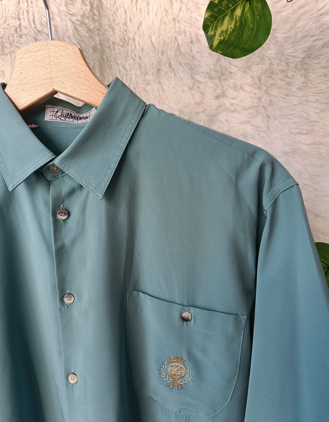 Camicia verde acqua
