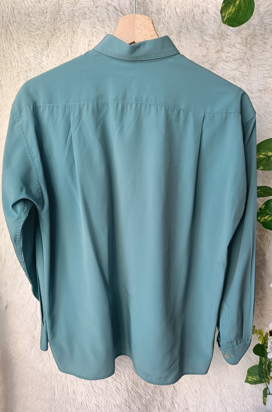Camicia verde acqua