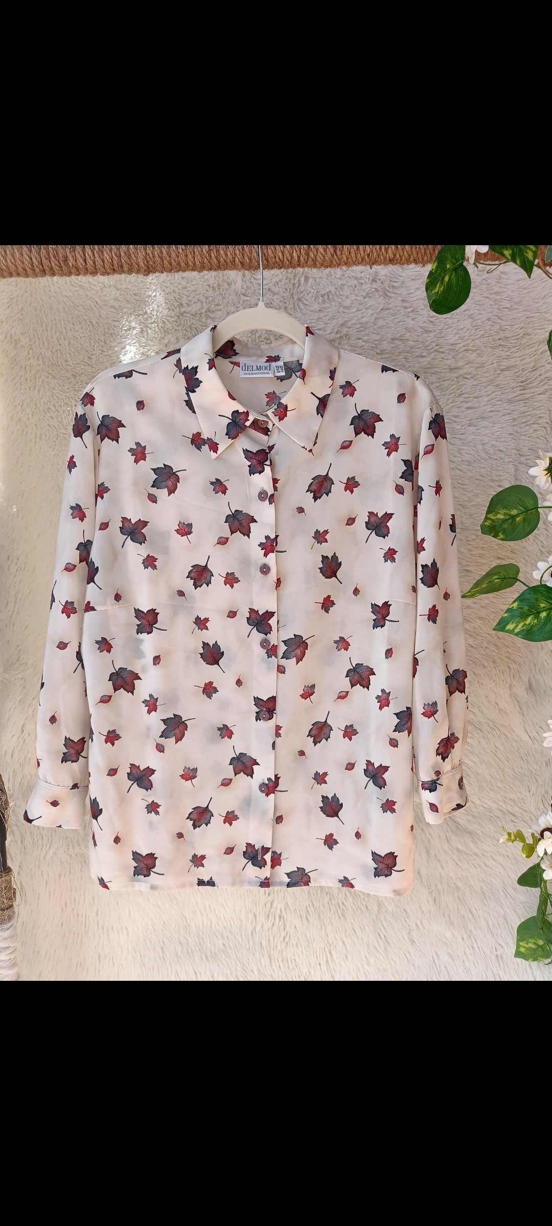 Camicia foglie