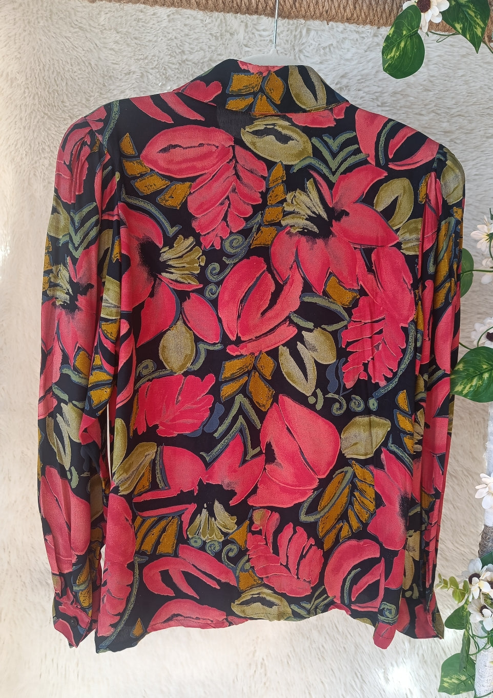 Camicia floreale anni 80