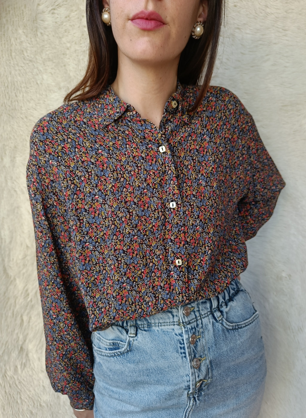 Camicia floreale vivace