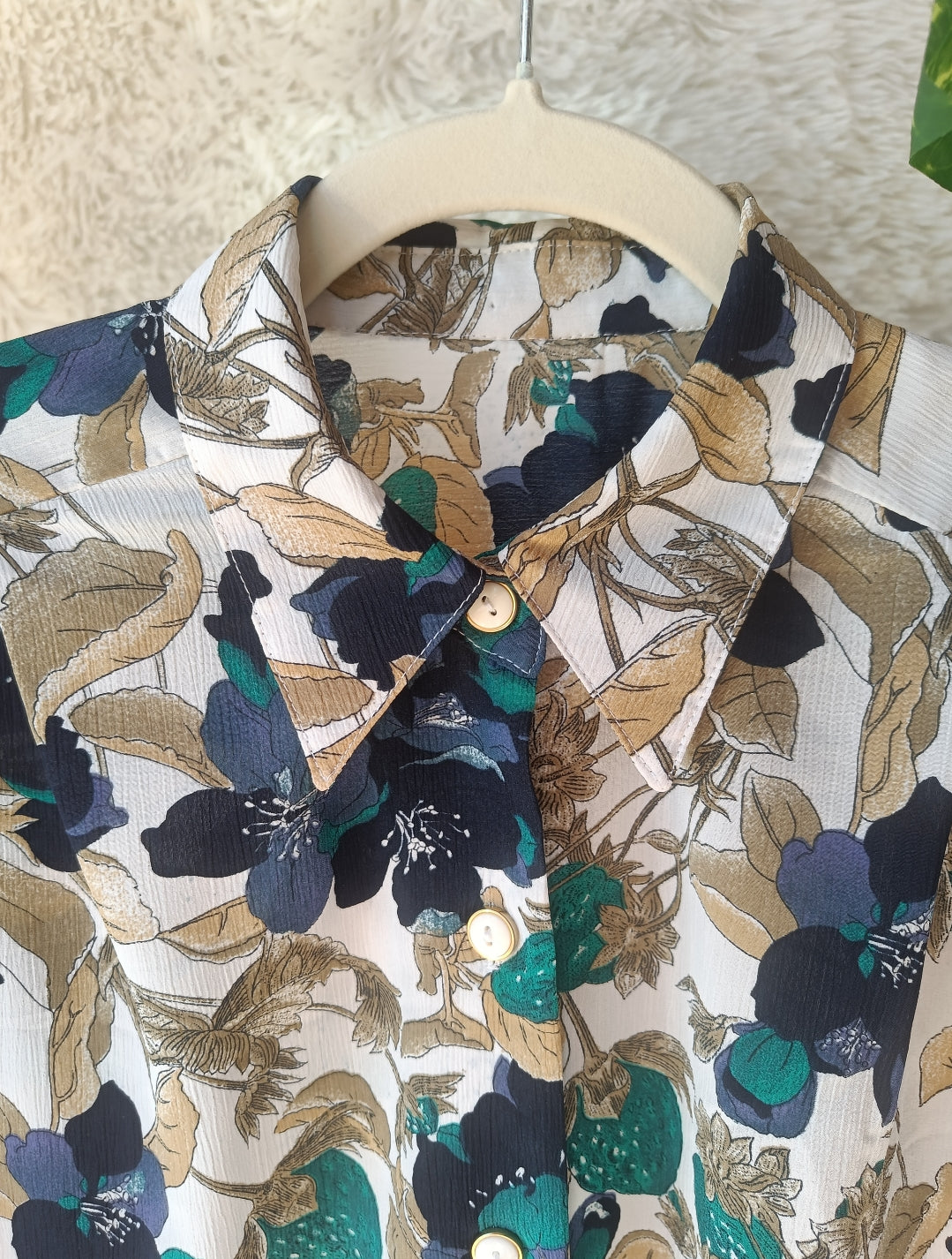 Camicia sartoriale floreale