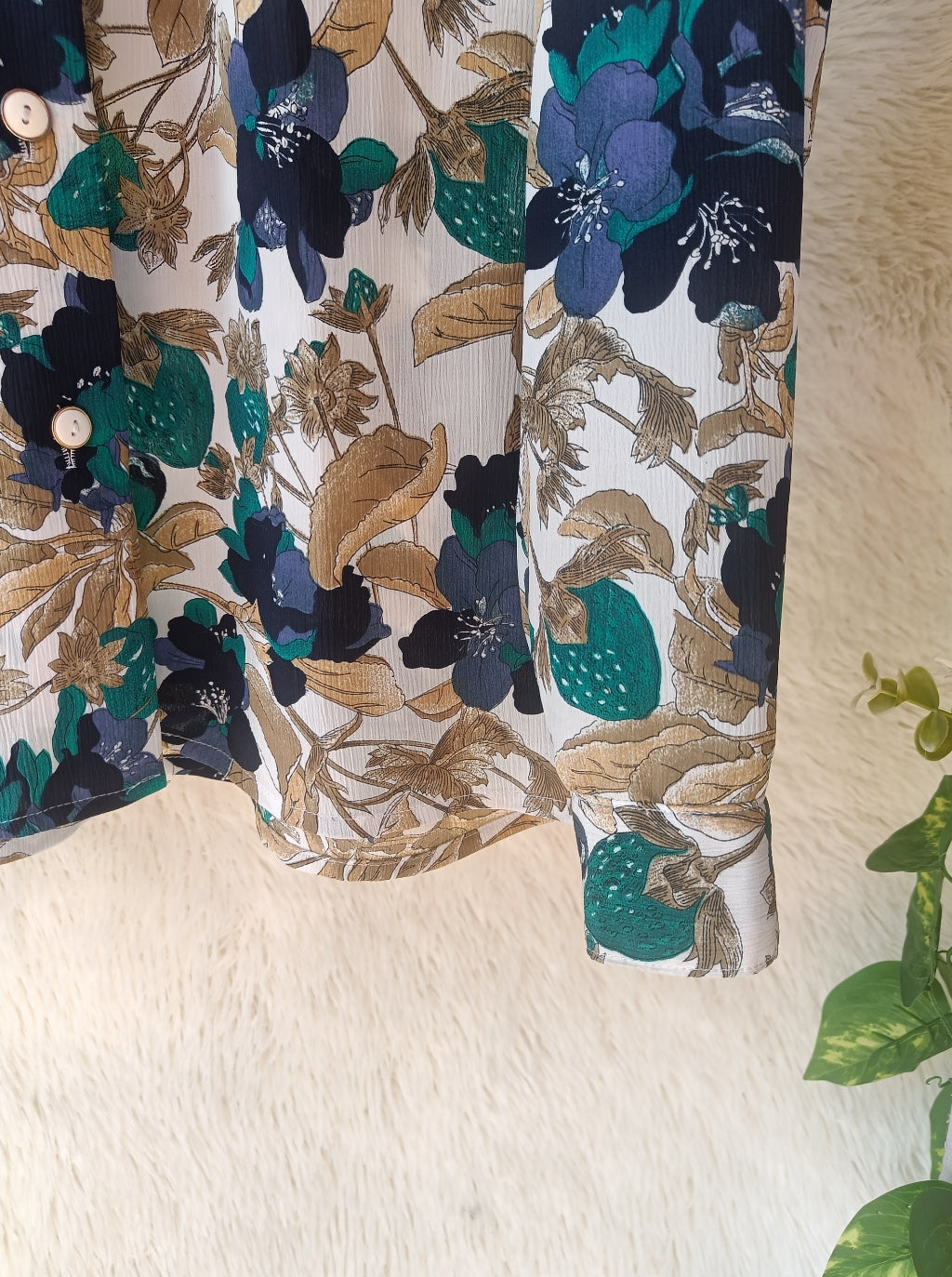 Camicia sartoriale floreale