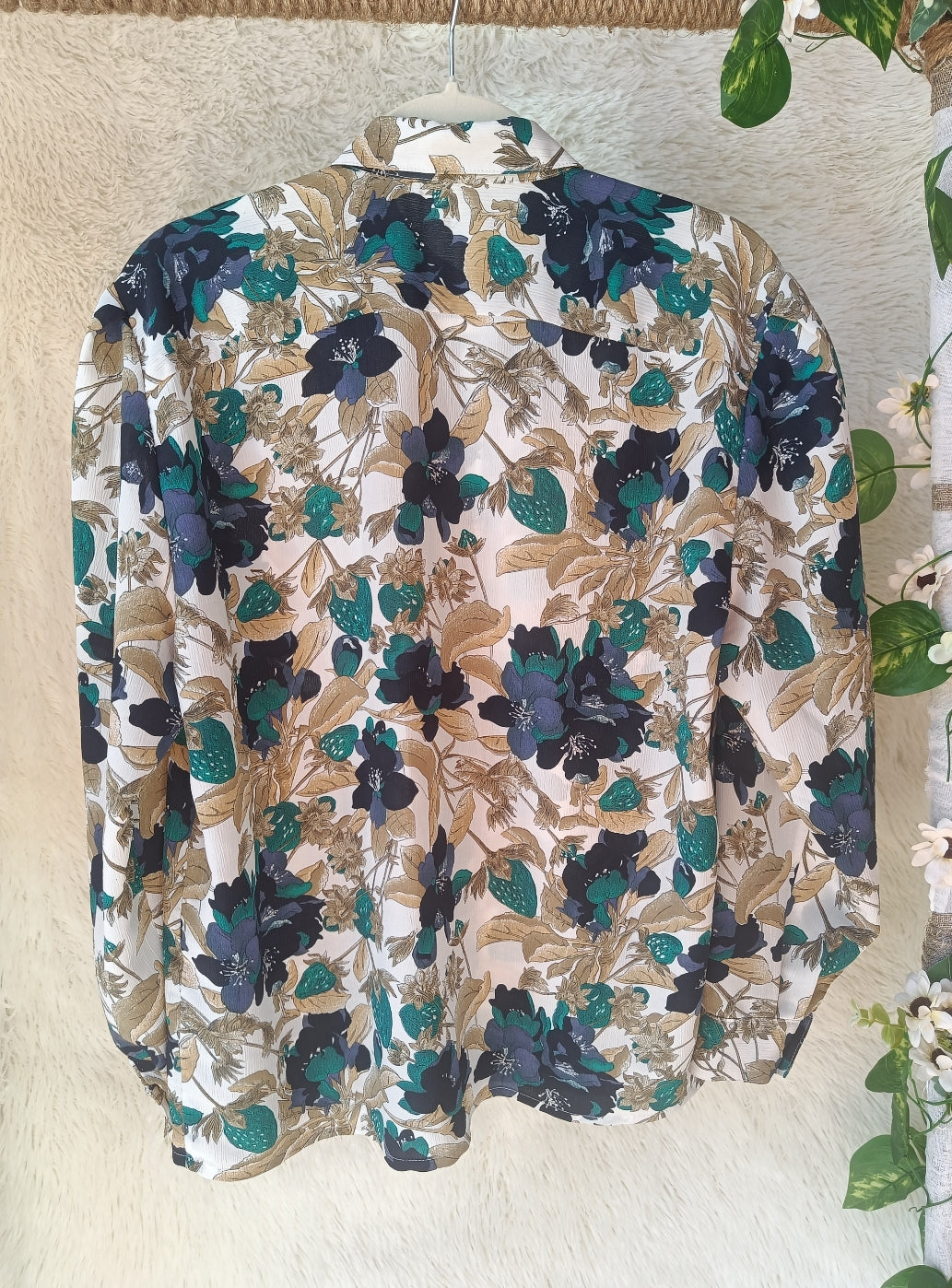 Camicia sartoriale floreale