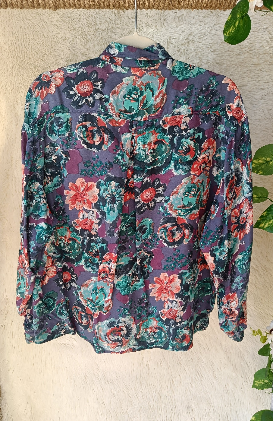 Camicia cotone floreale