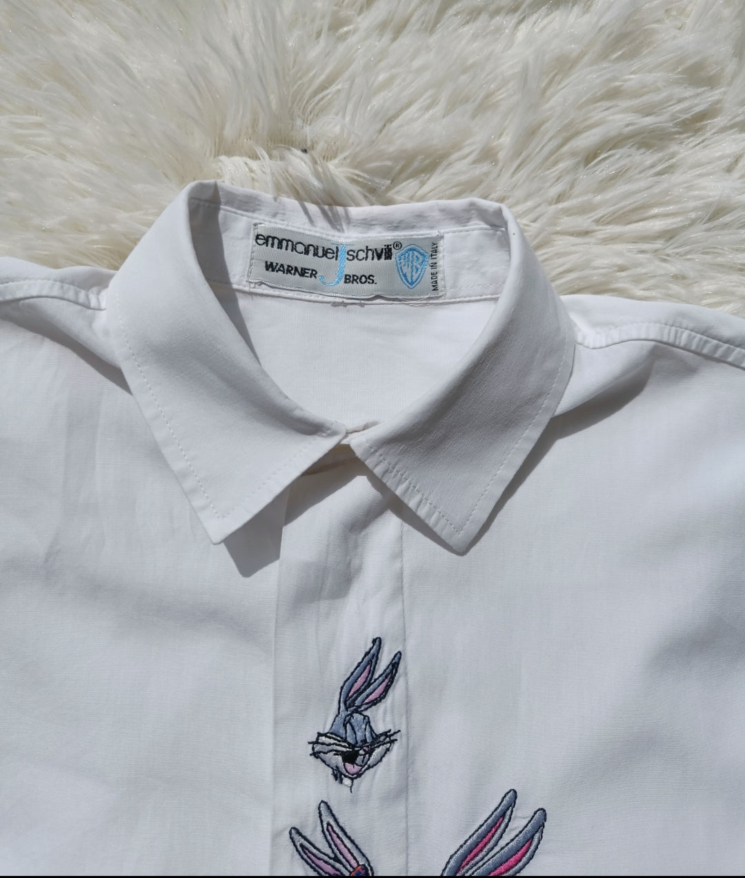 Camicia bugs bunny bianca