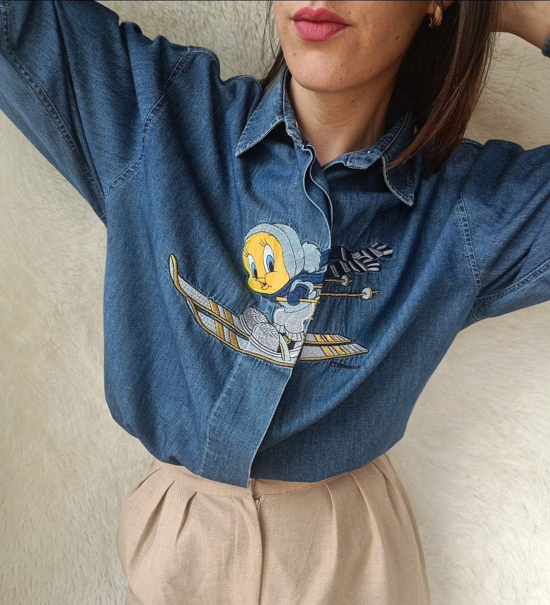 Camicia denim Titti sci