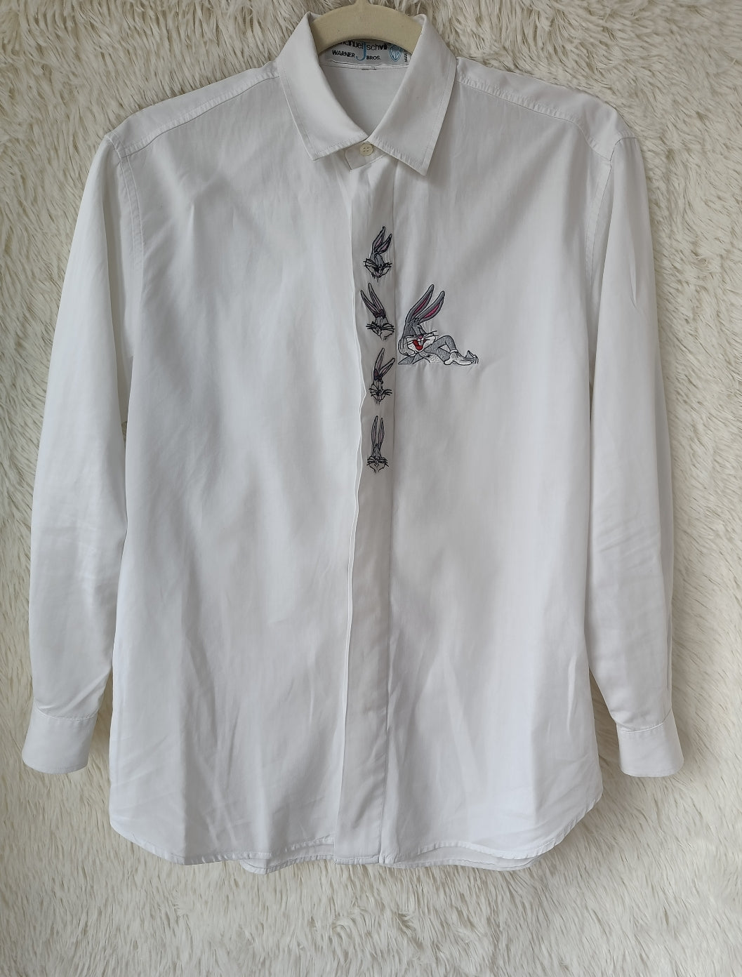 Camicia bugs bunny bianca