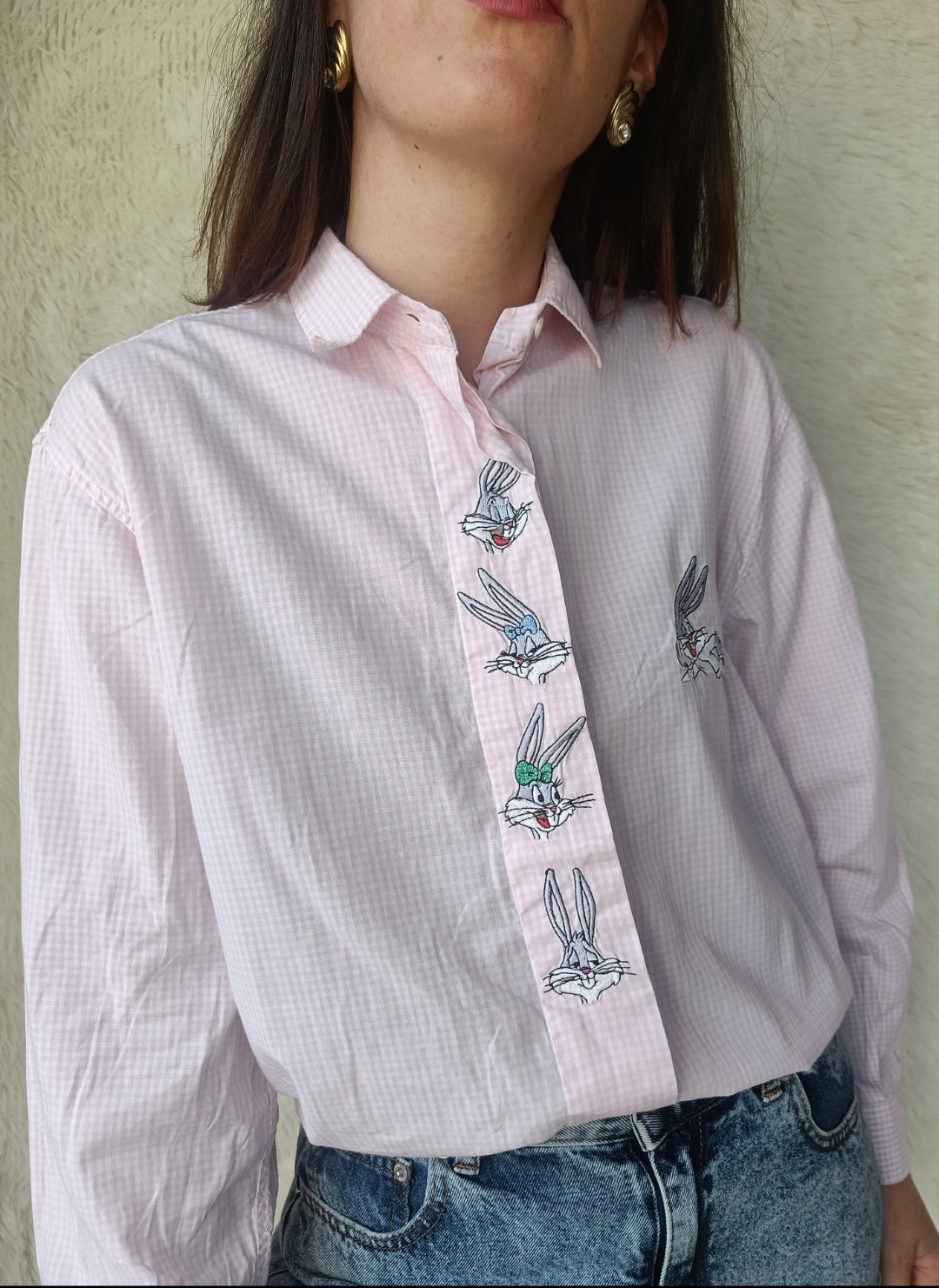 Camicia Vichy bugs bunny