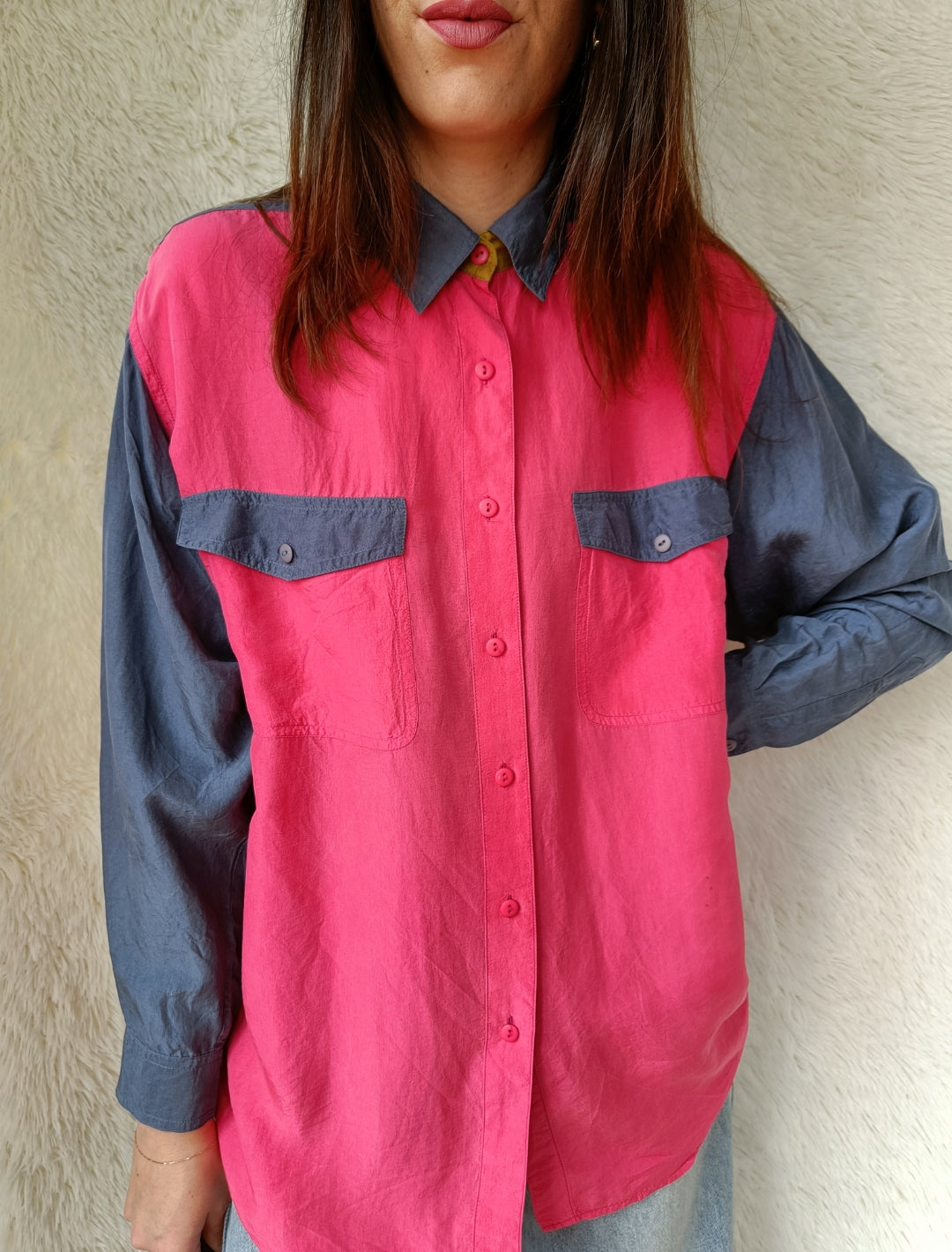 Camicia seta colorful
