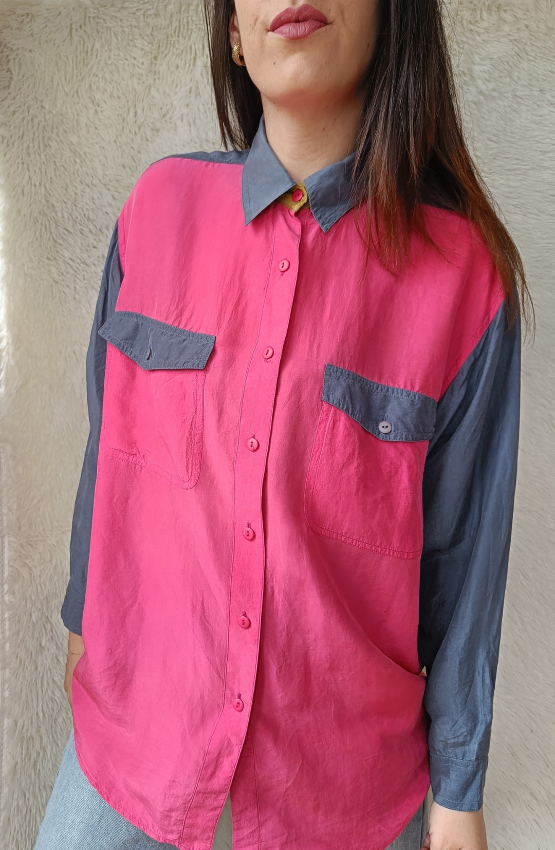 Camicia seta colorful