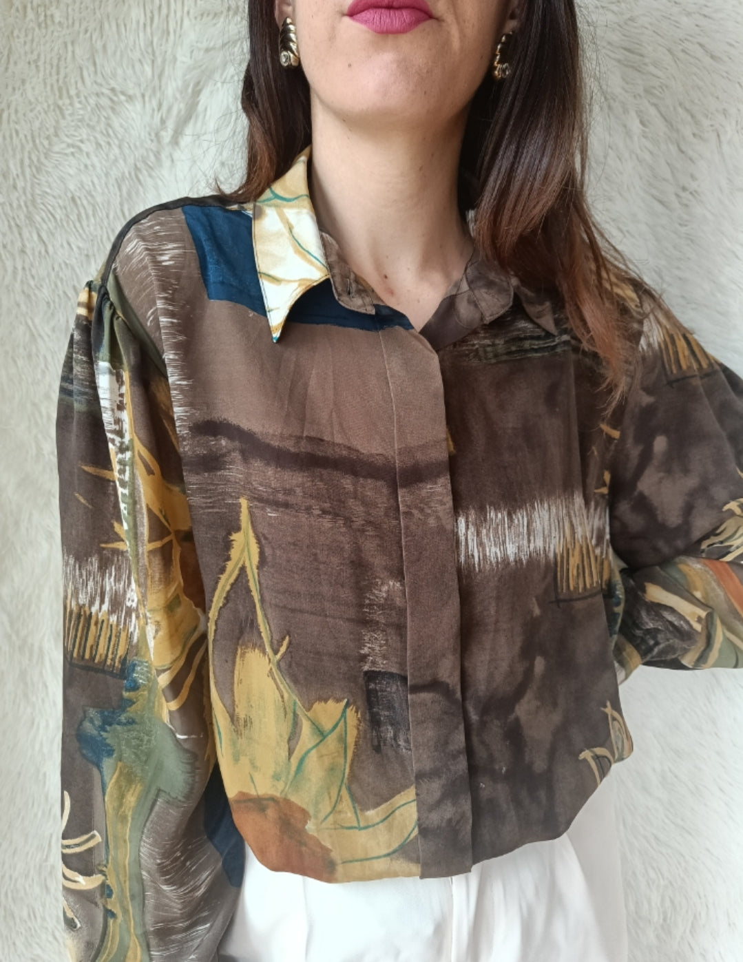 Camicia etnica geometrica