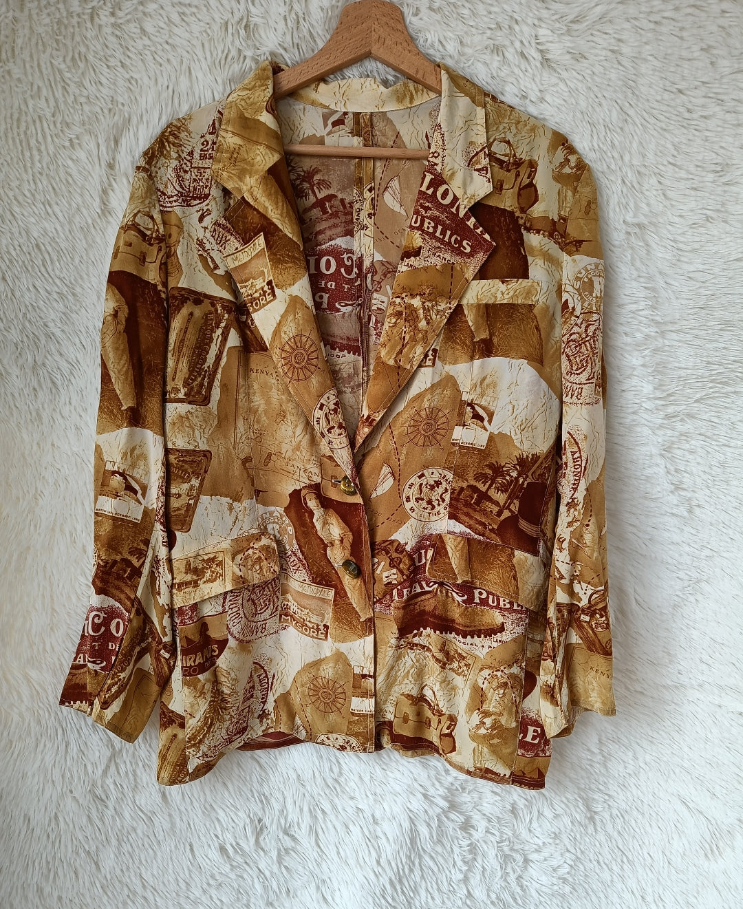 Camicia blazer cartolina
