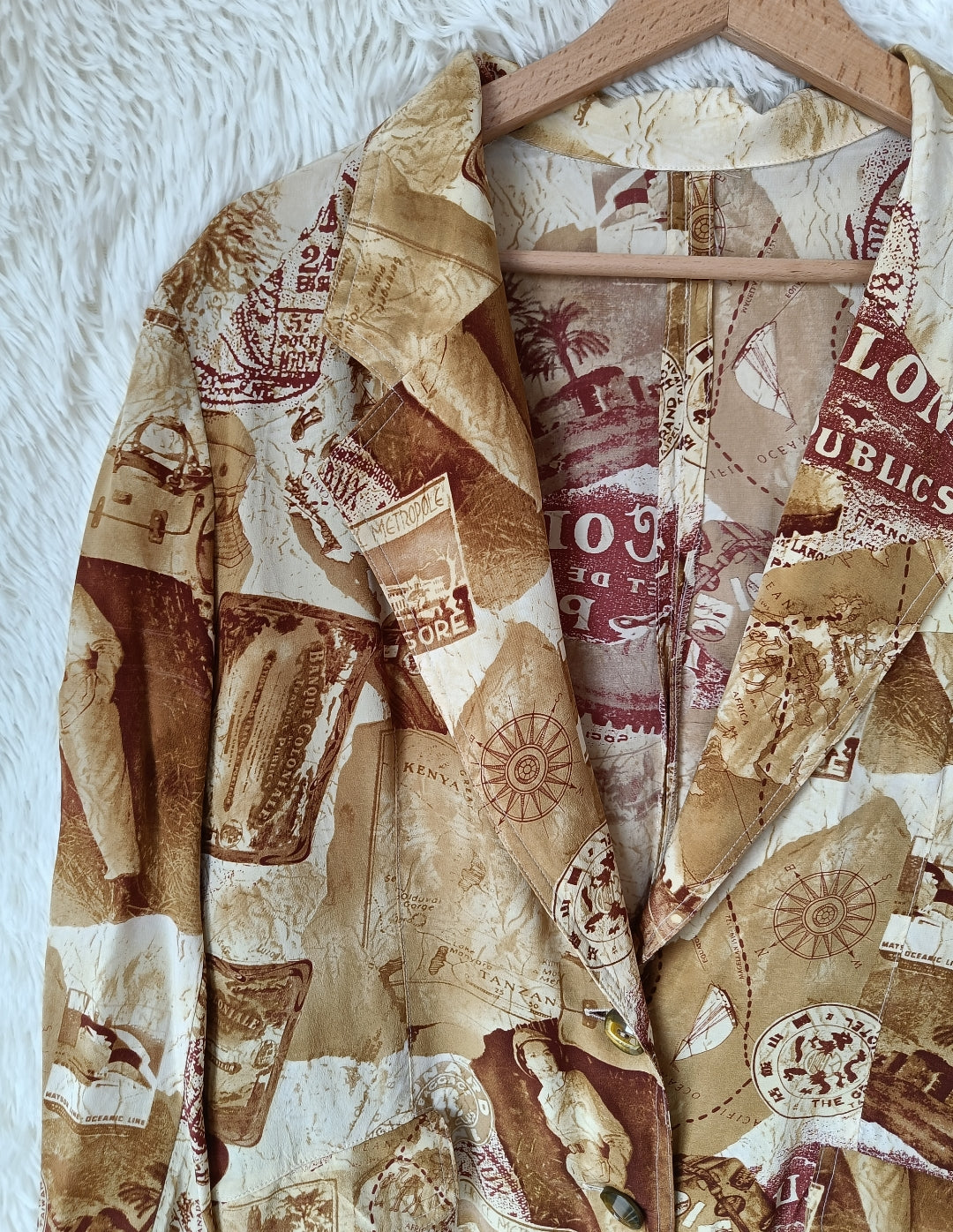 Camicia blazer cartolina