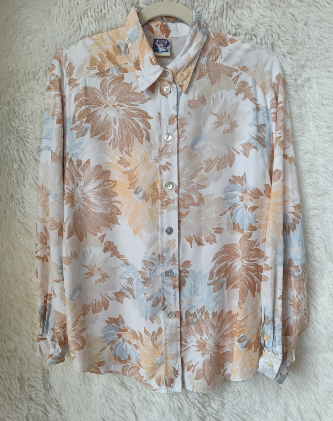 Camicia fiori sfumati