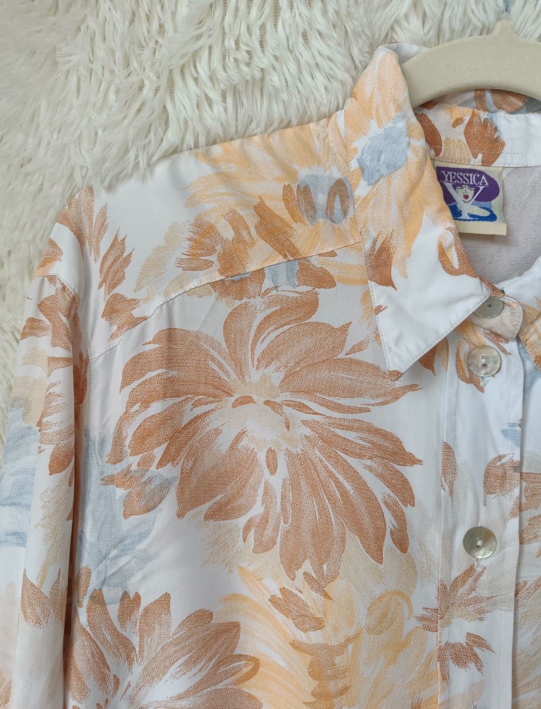 Camicia fiori sfumati