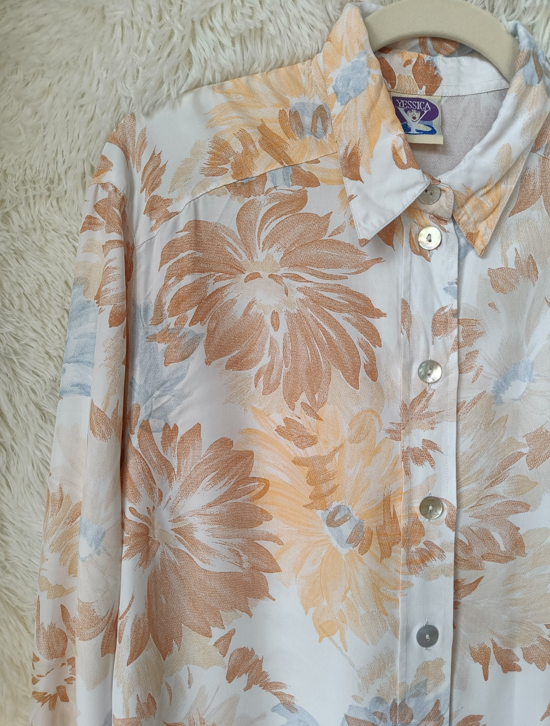 Camicia fiori sfumati