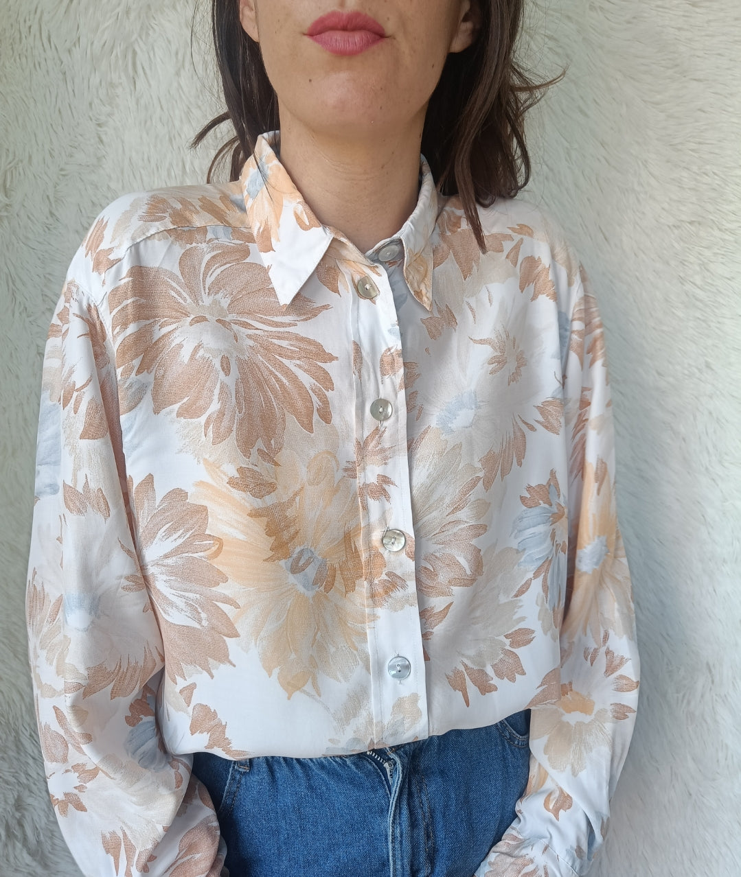 Camicia fiori sfumati