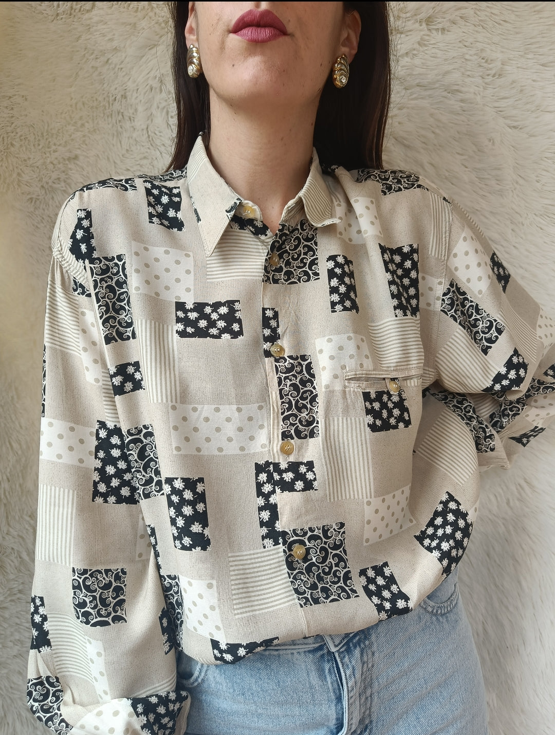 camicia patchwork