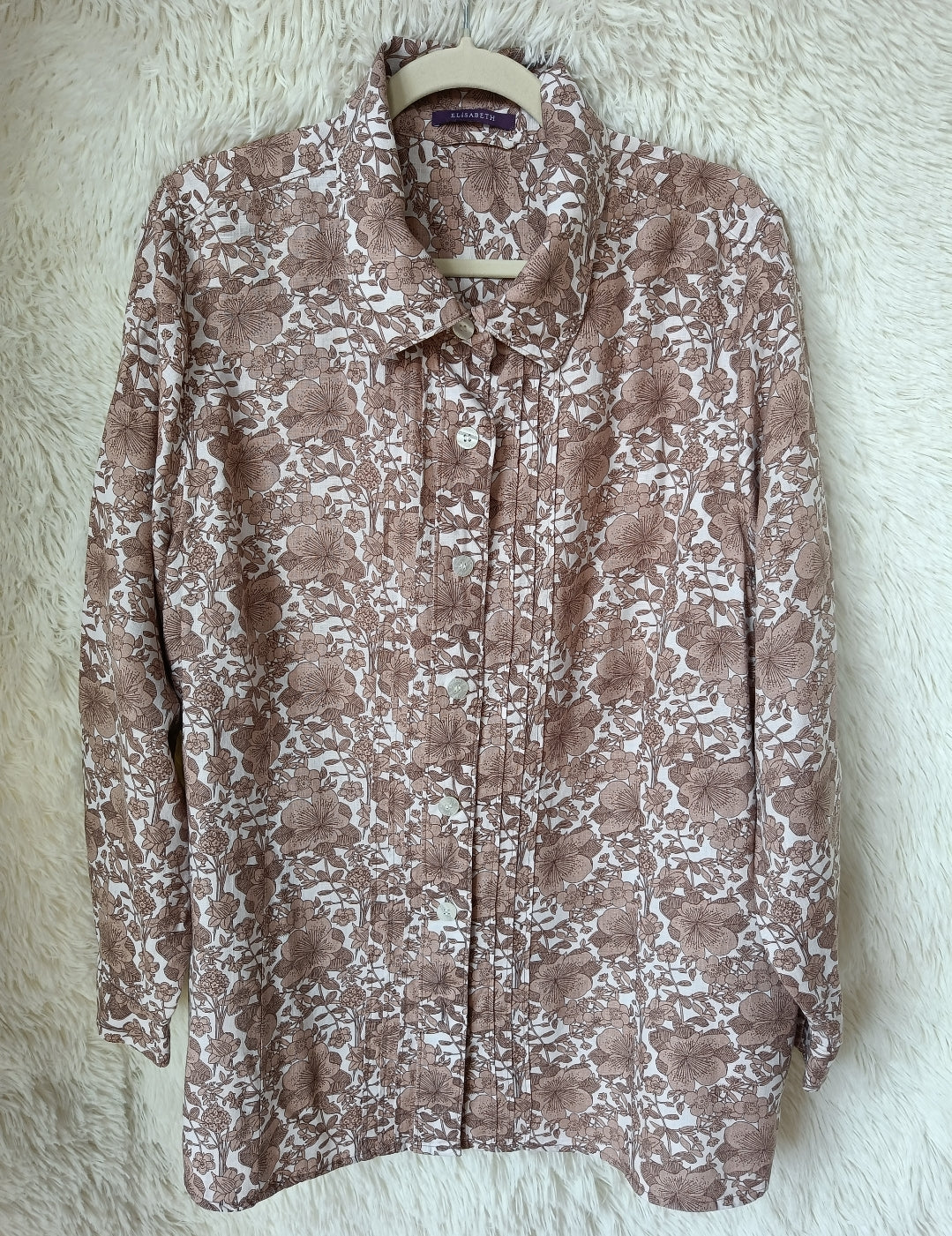 Camicia in lino floreale Elisabeth by Liz Claiborne