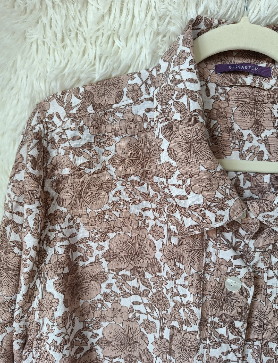 Camicia in lino floreale Elisabeth by Liz Claiborne
