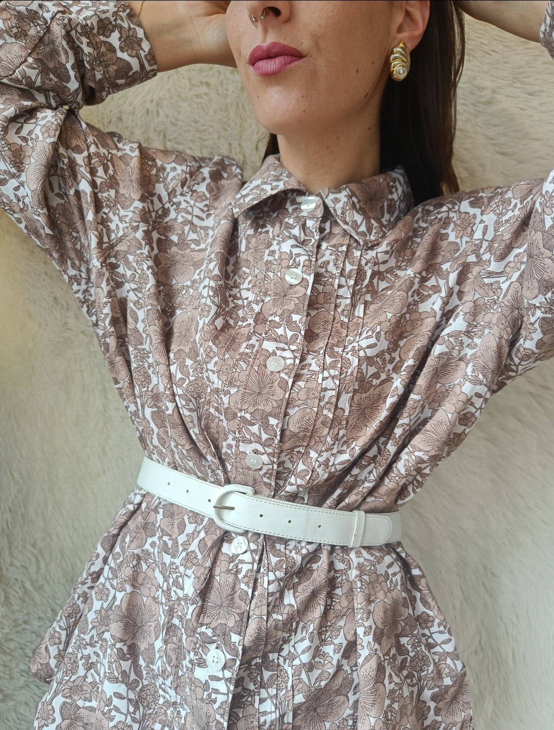 Camicia in lino floreale Elisabeth by Liz Claiborne