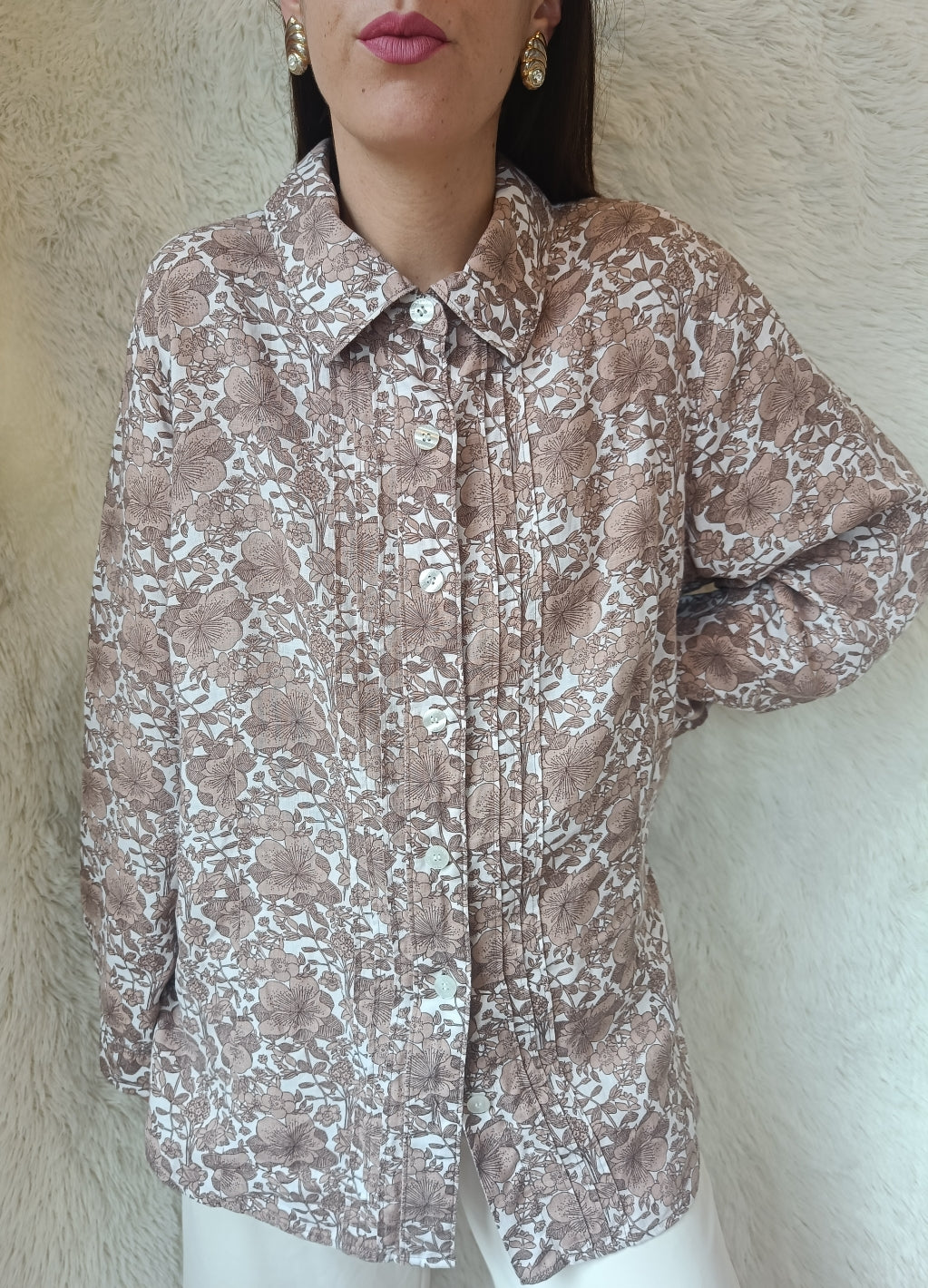 Camicia in lino floreale Elisabeth by Liz Claiborne