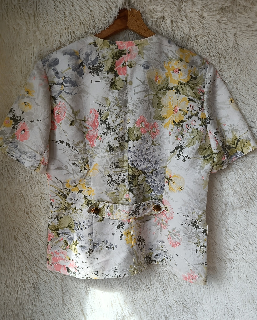 Blazer sartoriale floreale