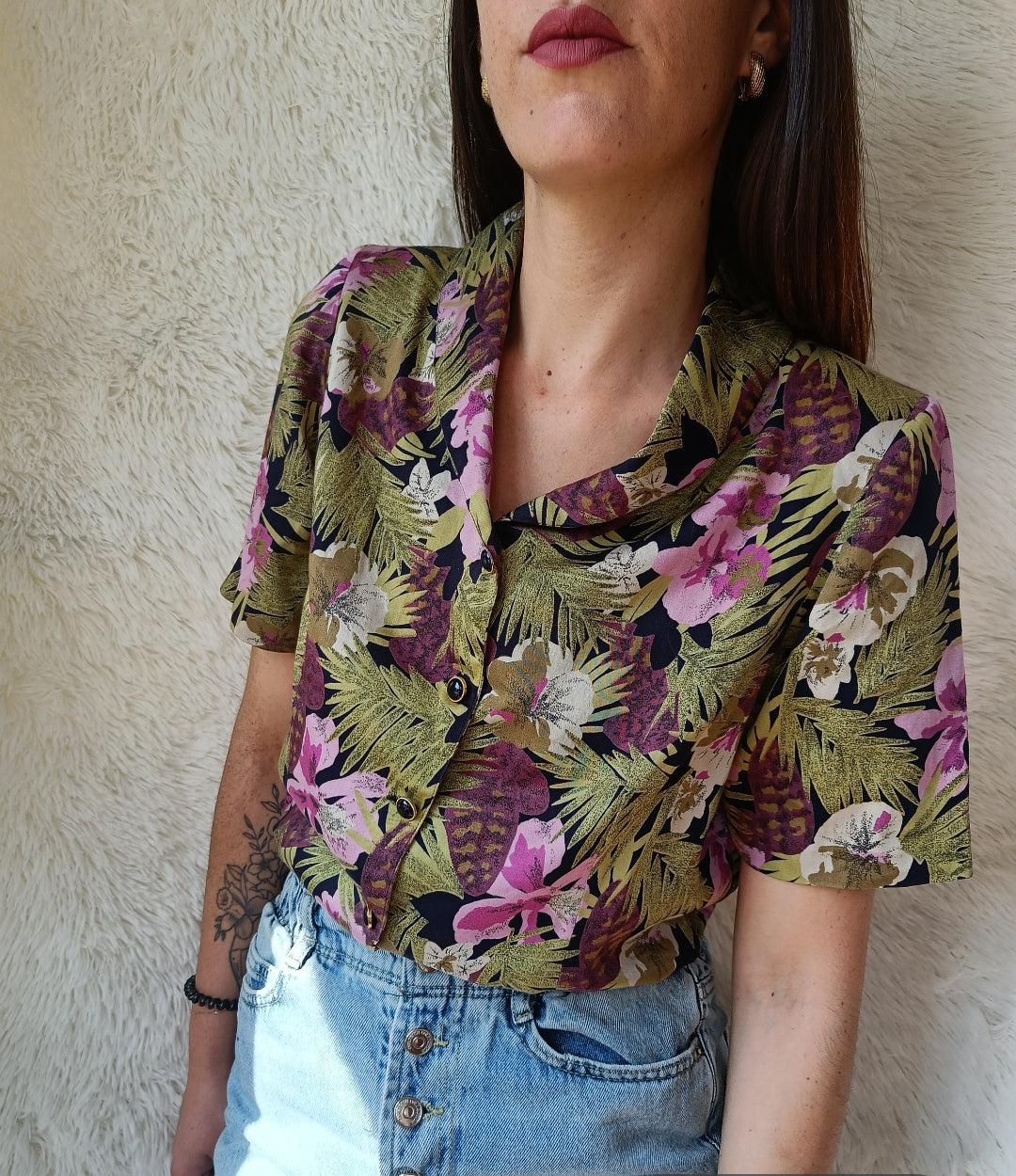 Camicia sartoriale tropicale