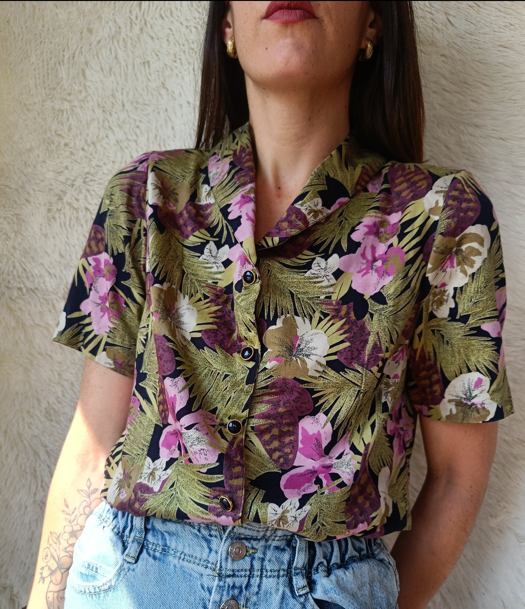 Camicia sartoriale tropicale