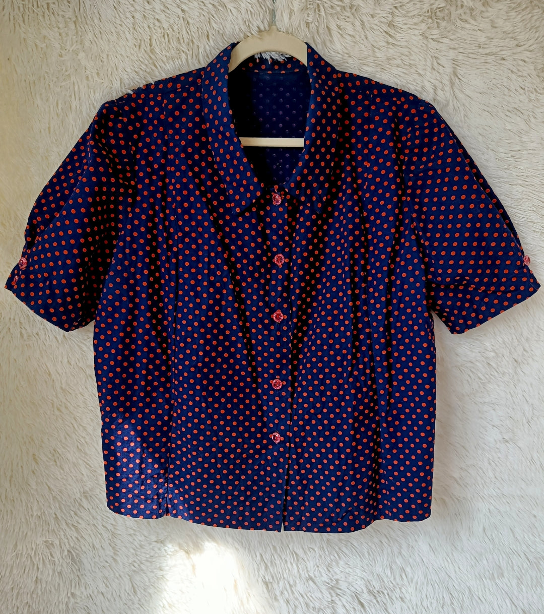 Camicia sartoriale pois