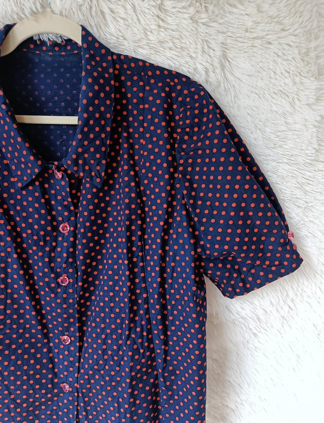 Camicia sartoriale pois