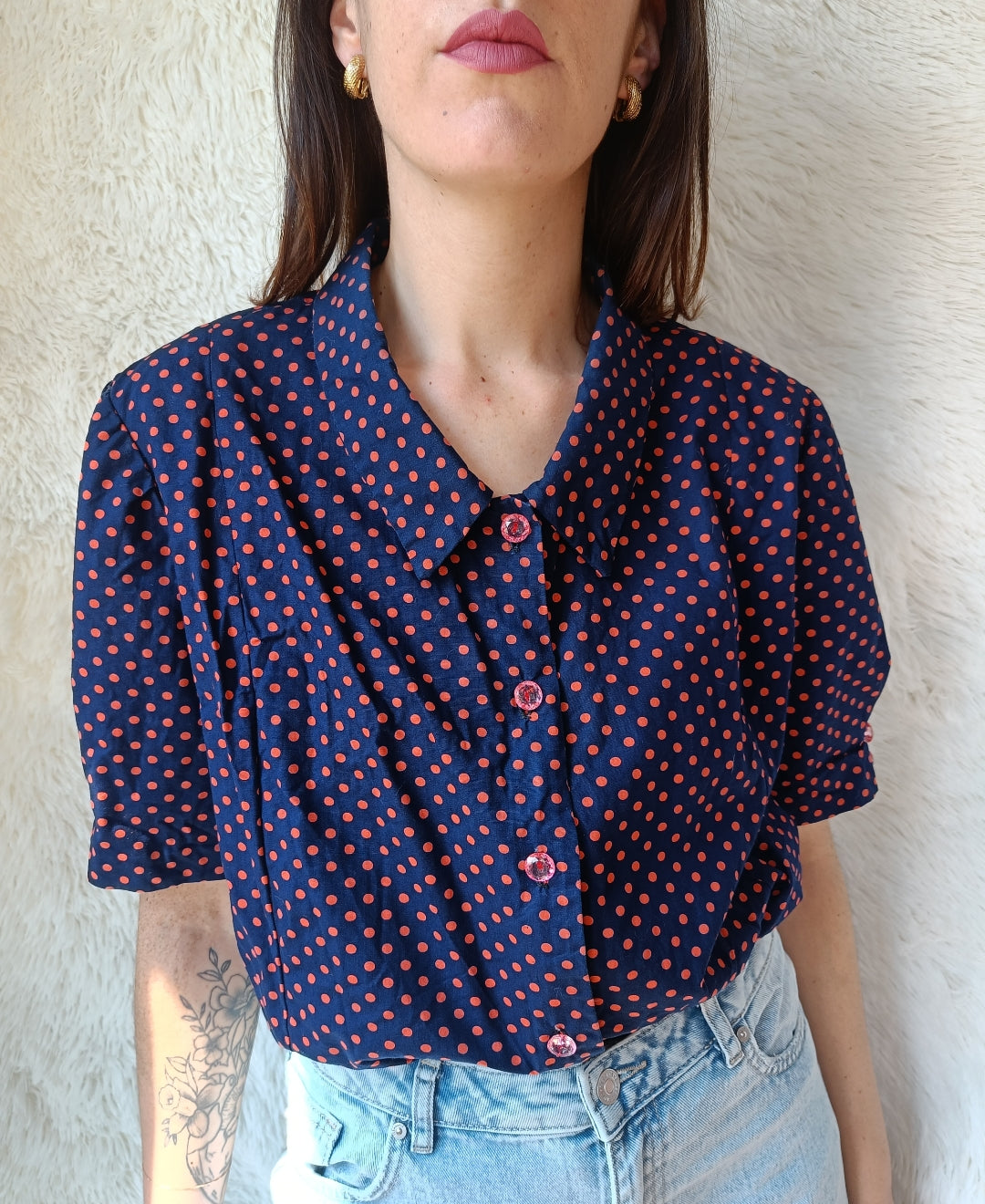 Camicia sartoriale pois