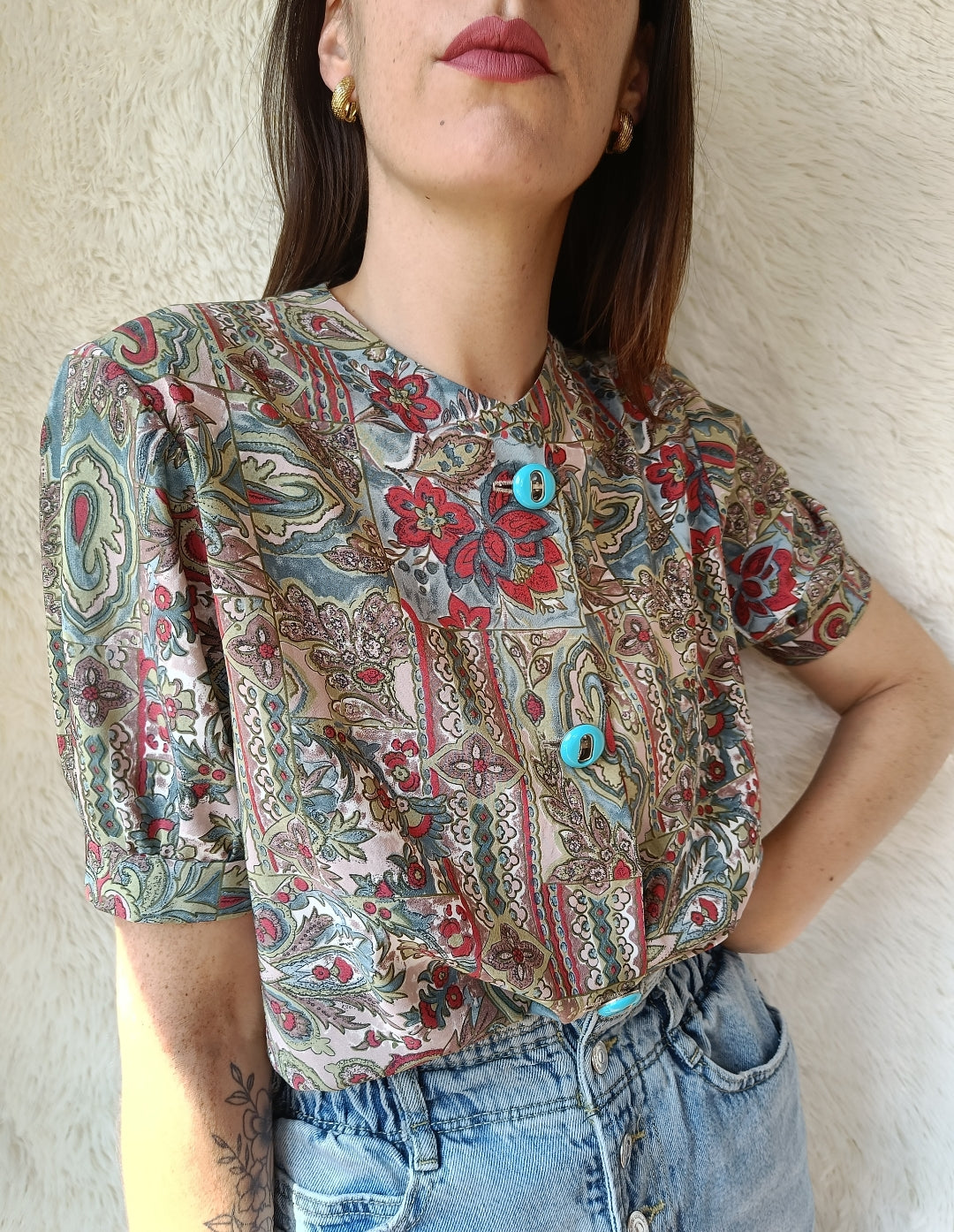 Camicia sartoriale Paisley