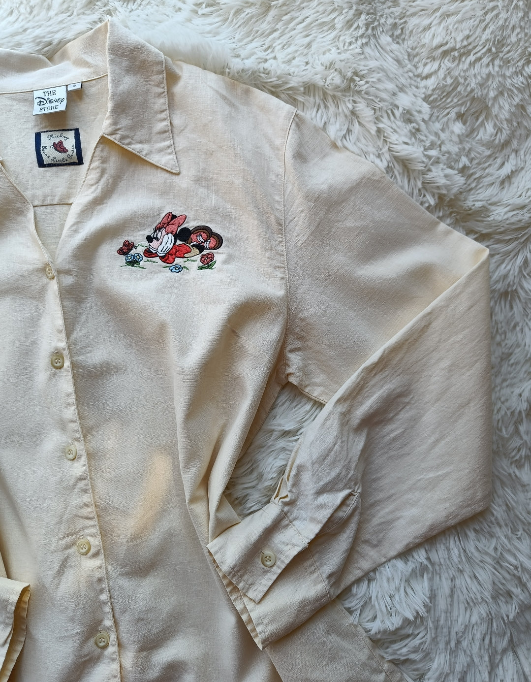 Camicia Minnie lino & cotone