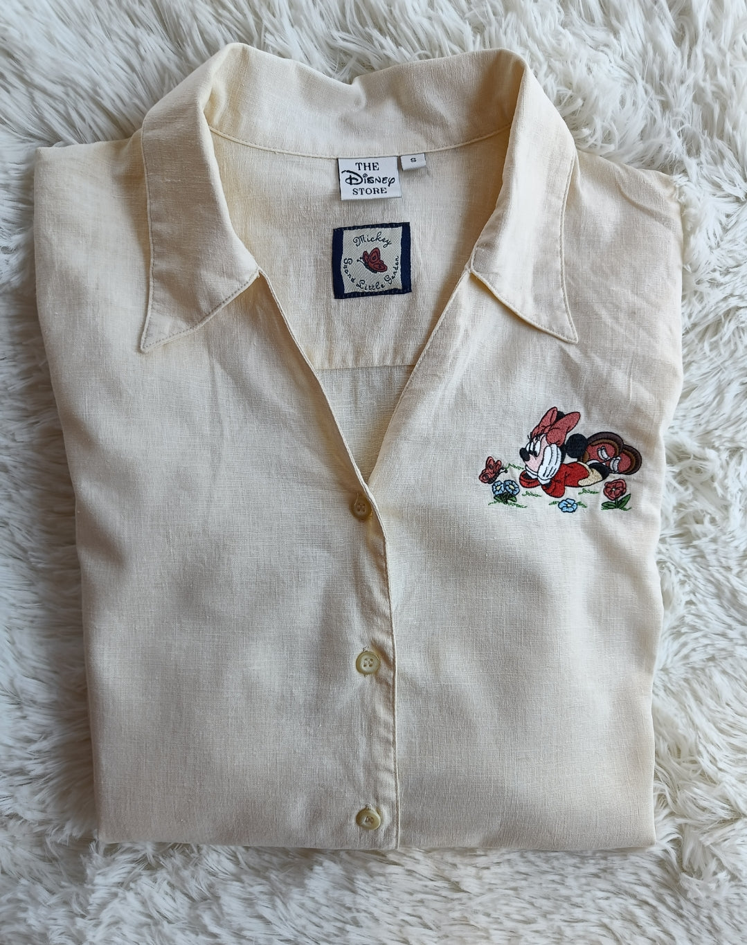Camicia Minnie lino & cotone