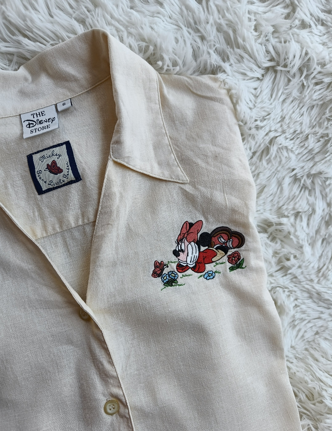 Camicia Minnie lino & cotone