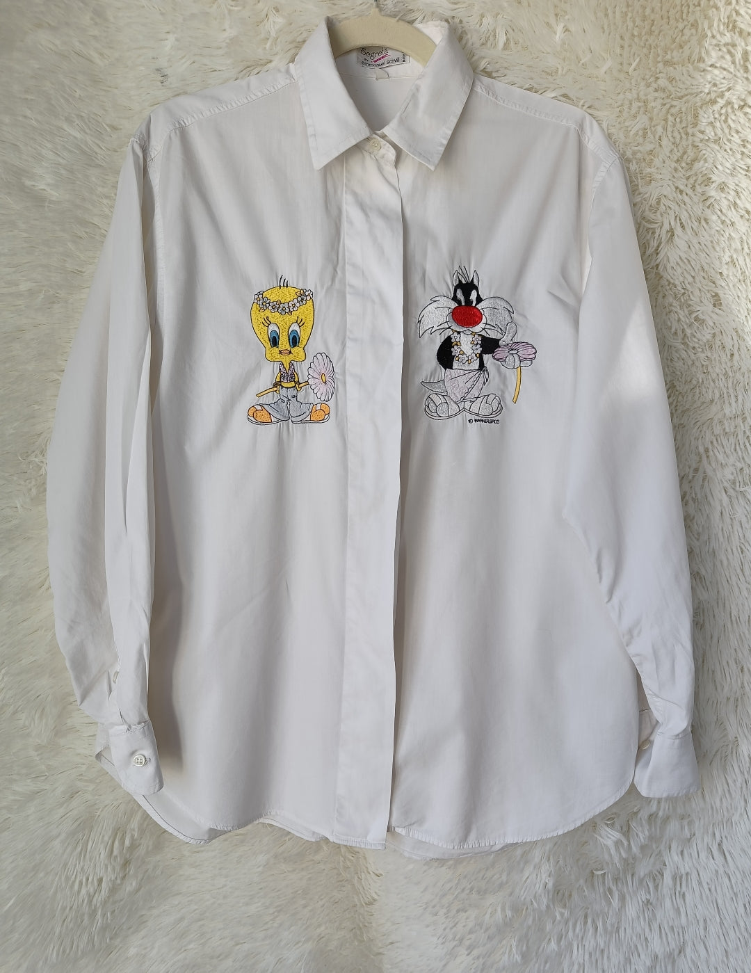 Camicia Titti e Silvestro in Stile Hawaii