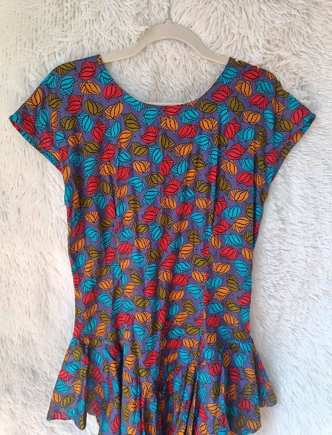 Abito anni 80' multicolore