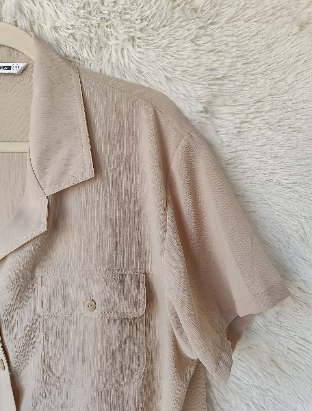 Camicia seta crema