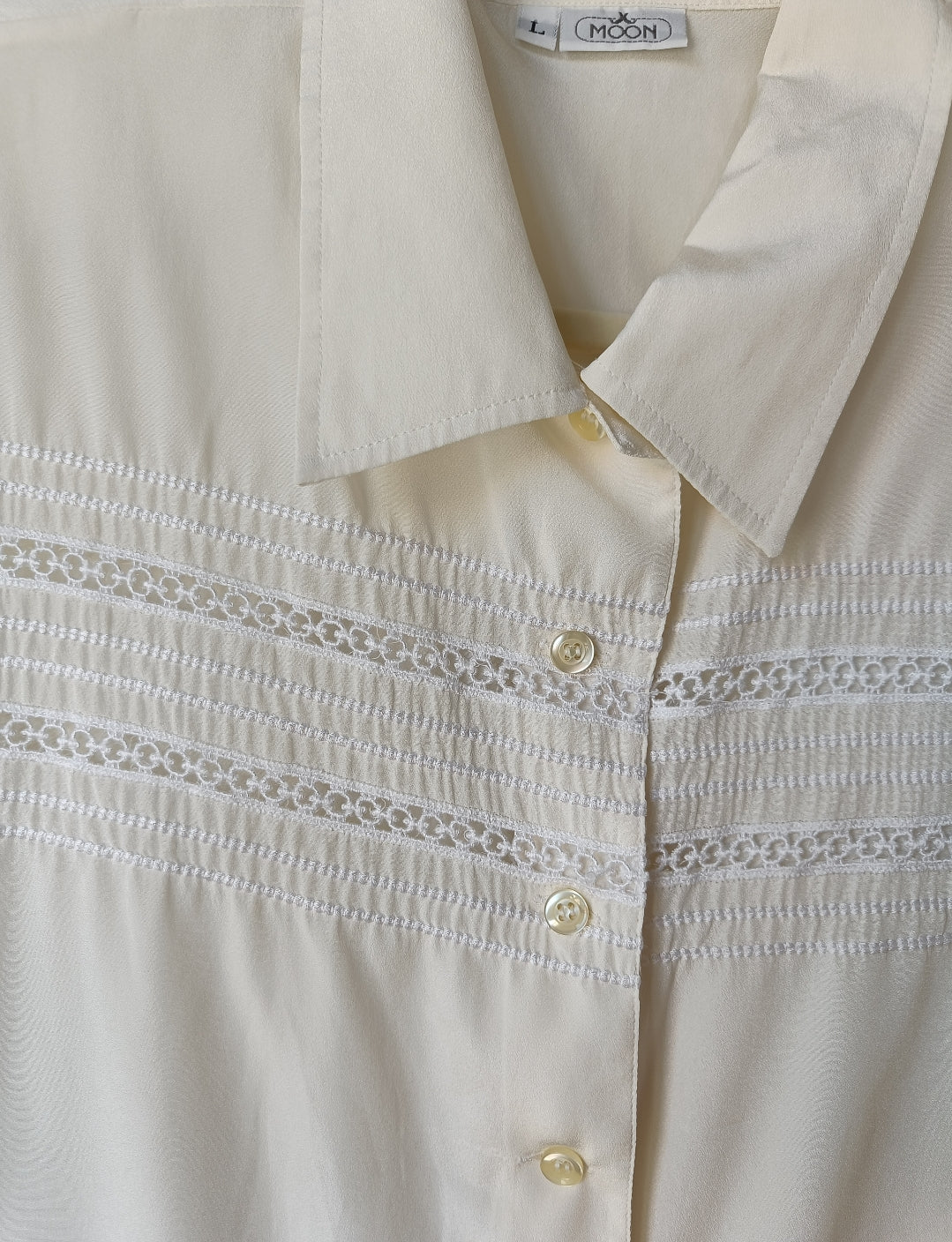 Camicia pizzo avorio
