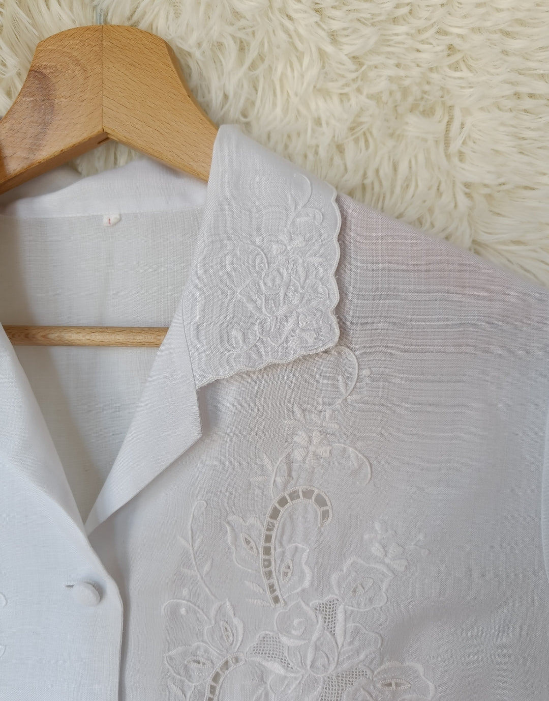 Camicia ricami floreale