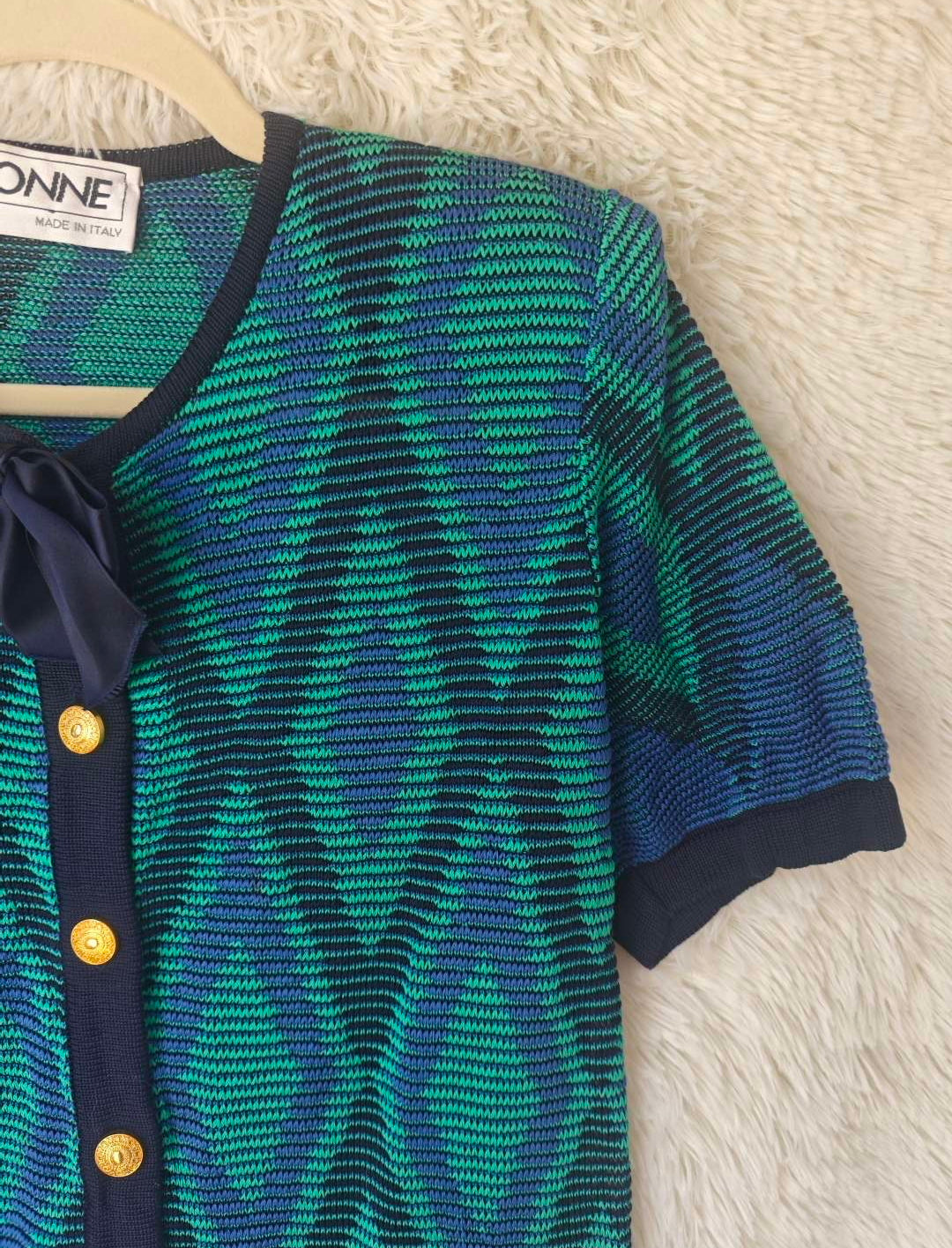 Cardigan vintage anni ‘80 in cotone