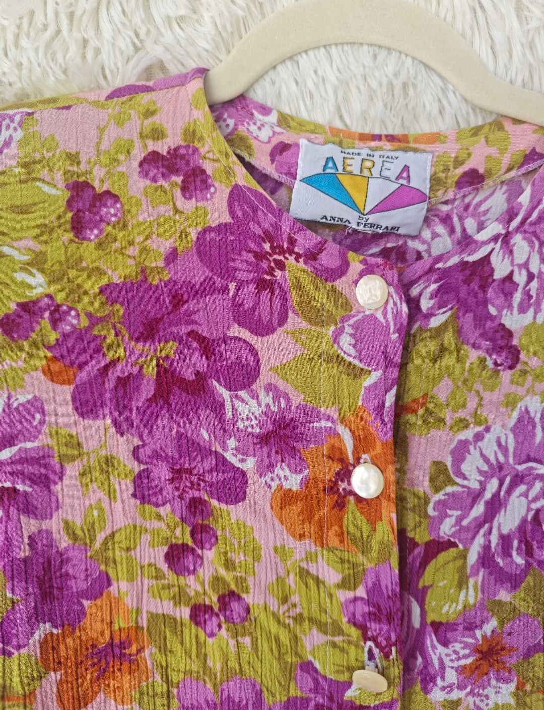 Camicia vintage floreale Aerea by Andrea Ferrari