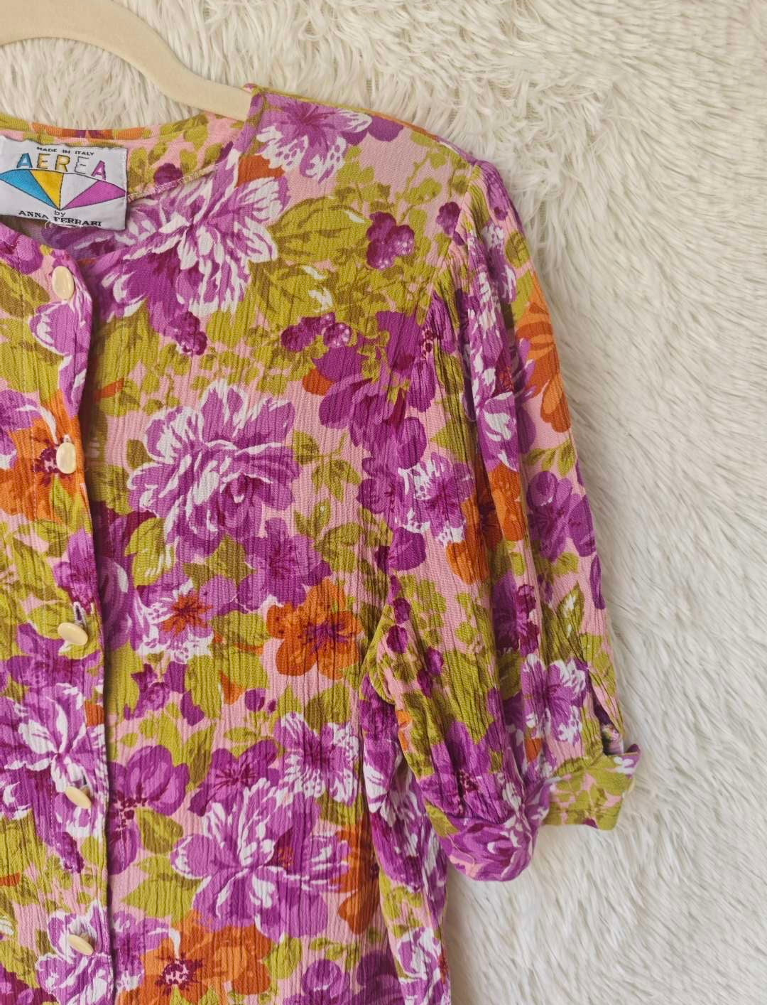 Camicia vintage floreale Aerea by Andrea Ferrari