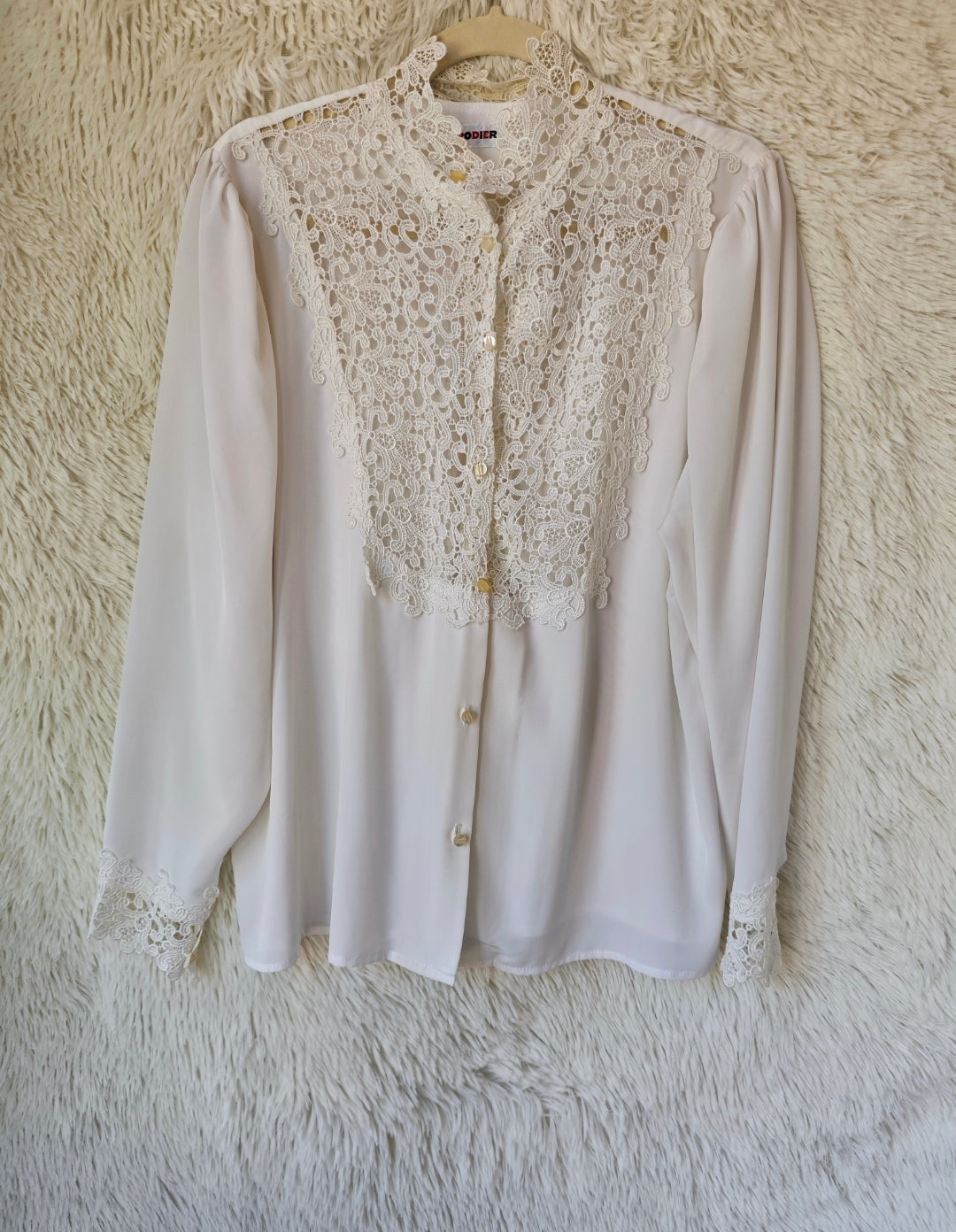 Camicia pizzo sangallo
